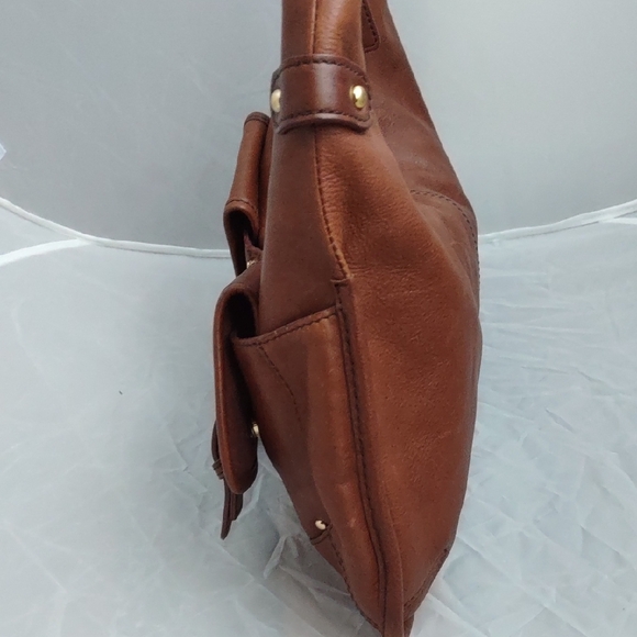 Talbots Brown Leather Hobo Bag - Picture 4 of 15